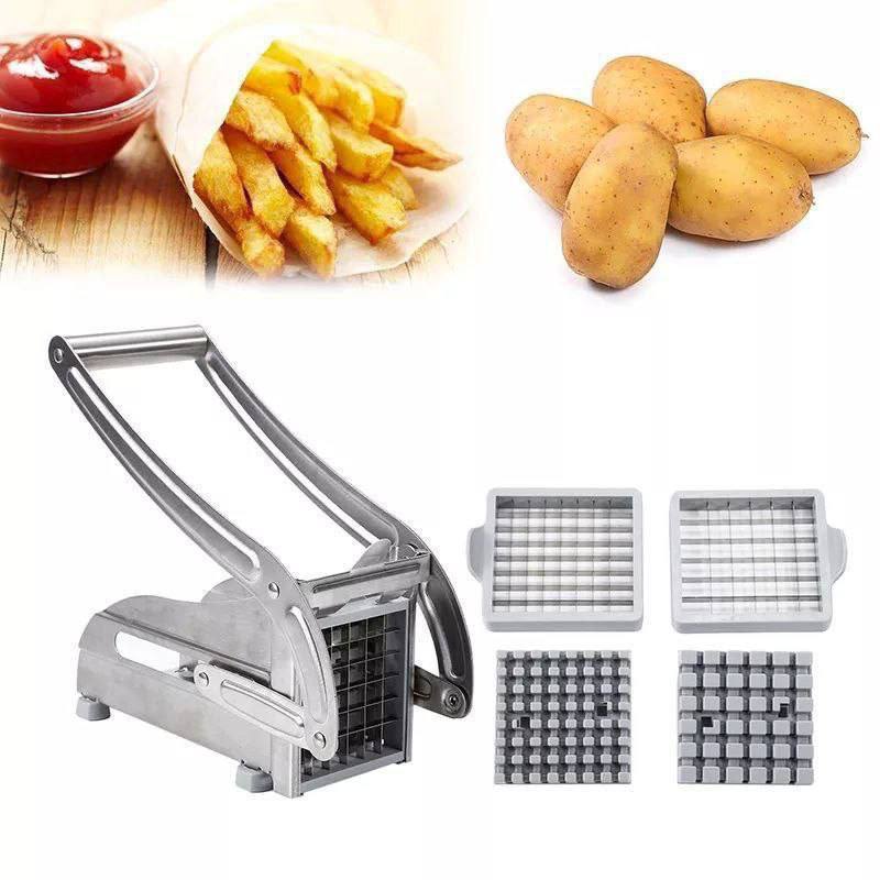 Cortador de papas manual de acero inox